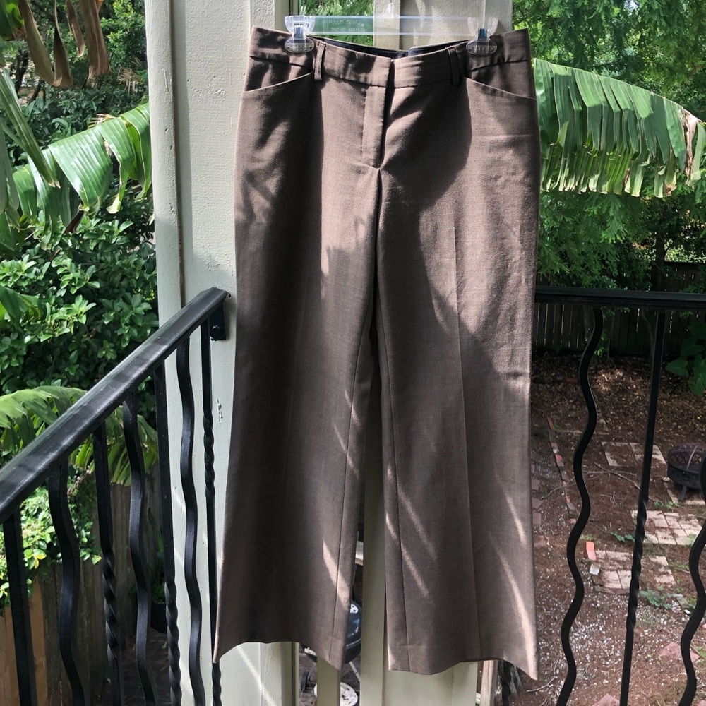 Express design studio “editor” brown slacks
